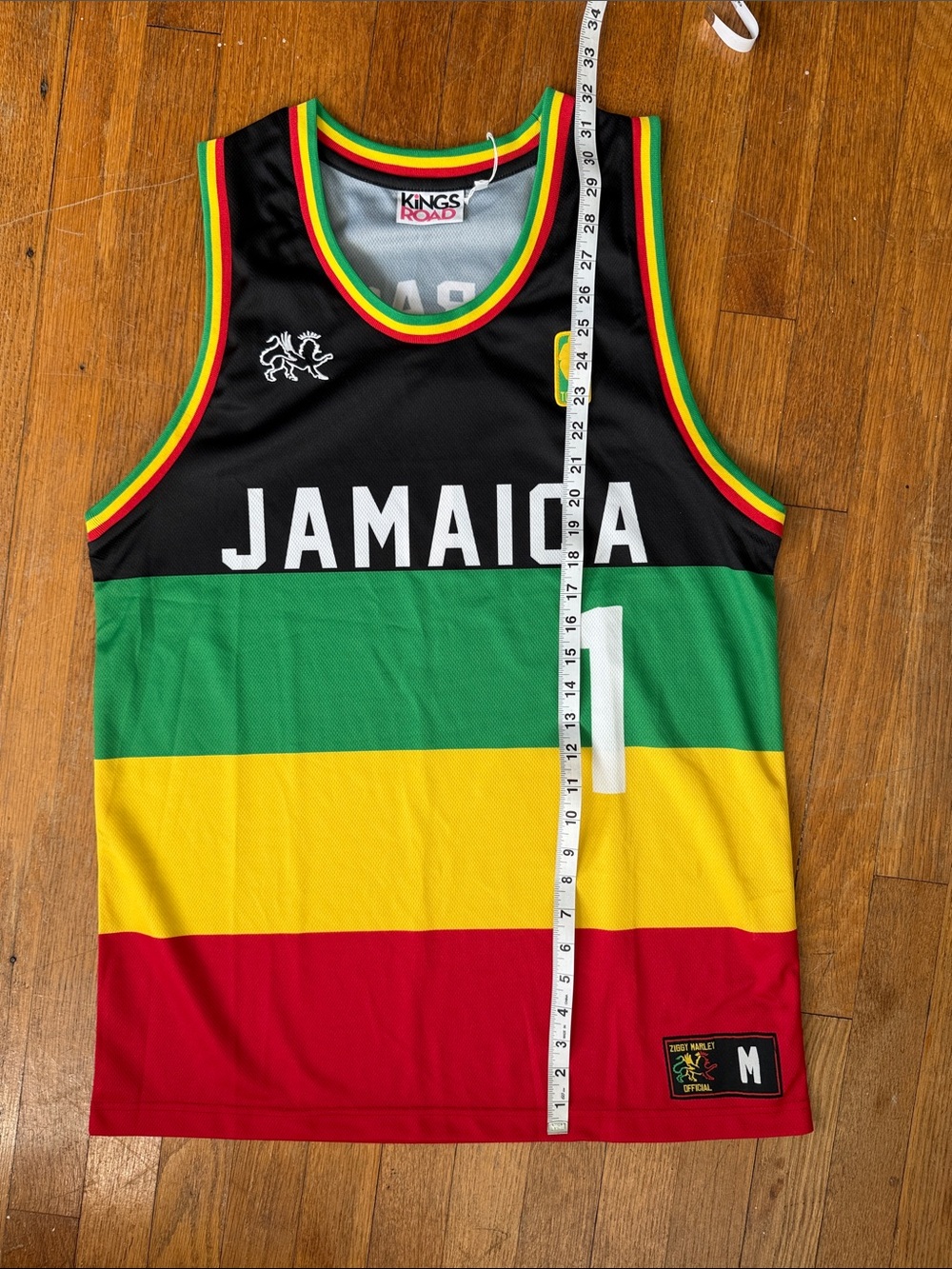 Ziggy Marley Fly Rasta Basketball Jersey - Picture 4 of 9
